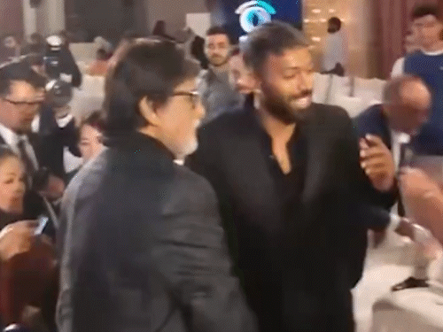 hardik’s-girlfriend-meets-amitabh-bachchan:cricketer-introduces-mahieka-sharma-to-big-b-at-reliance-event,-fans-say-‘special-moment’