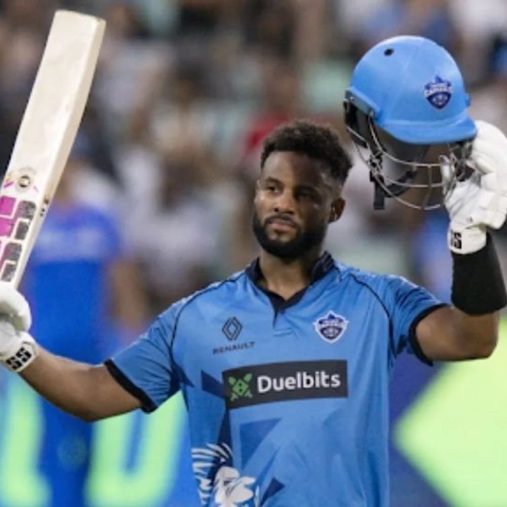shai-hope’s-maiden-t20-ton-leads-pretoria-capitals-to-victory:sa20-team-wins-by-15-runs-against-durban;-ngidi-records-tournament’s-first-hat-trick