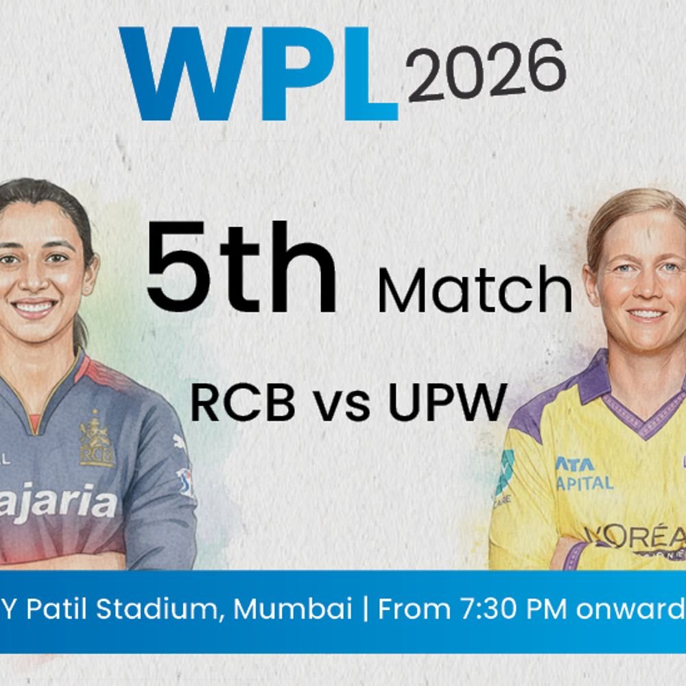 rcb-to-clash-with-upw-in-5th-match-of-wpl:warriorz-in-search-of-first-victory-this-season;-bengaluru-eye-top-spot-in-the-points-table