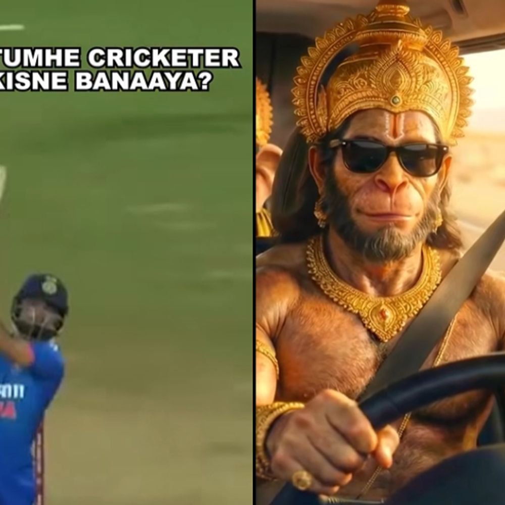 karni-sena-file-rinku-singh’s-complaint-over-‘jihadi-mentality’:hanumanji-shown-driving-a-car-in-ai-video-shared-by-kkr-cricketer