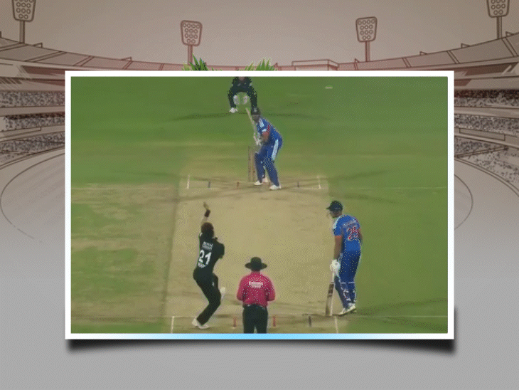watch-|-hardik-pandya’s-‘bullet-throw’-to-dismiss-santner:shivam-dube’s-unfortunate-dismissal-after-101m-six,-dog-invades-vizag-ground;-ind-nz-4th-t20i-moments,-records