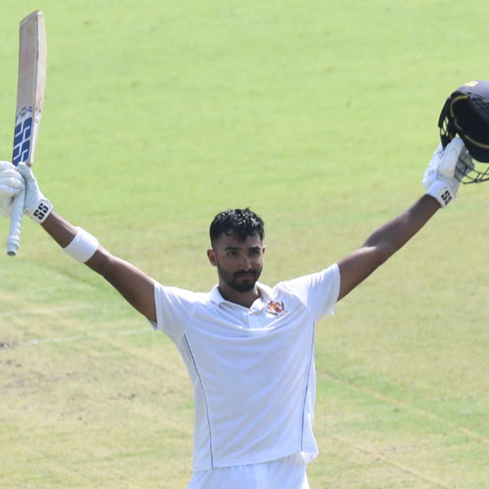 karnataka-storm-into-ranji-trophy-quarterfinals-with-padikkal’s-century:beat-punjab-by-5-wickets;-defending-champion-vidarbha-disqualified-due-to-run-rate