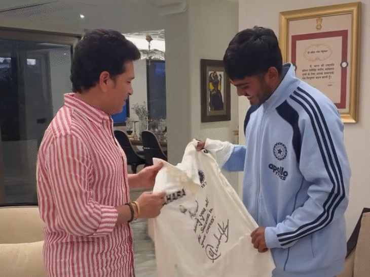sachin-tendulkar-gifts-signed-jersey-to-u19-captain-ayush-mhatre:shubman-gill-interacts-with-ballon-d’or-winner-ousmane-dembele-|-watch
