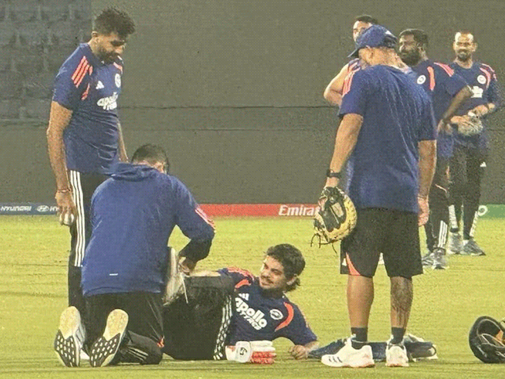 ishan-kishan-suffers-injury-ahead-of-namibia-match:bumrah’s-ball-hits-his-toe,-uncertainty-over-participation-in-today’s-match