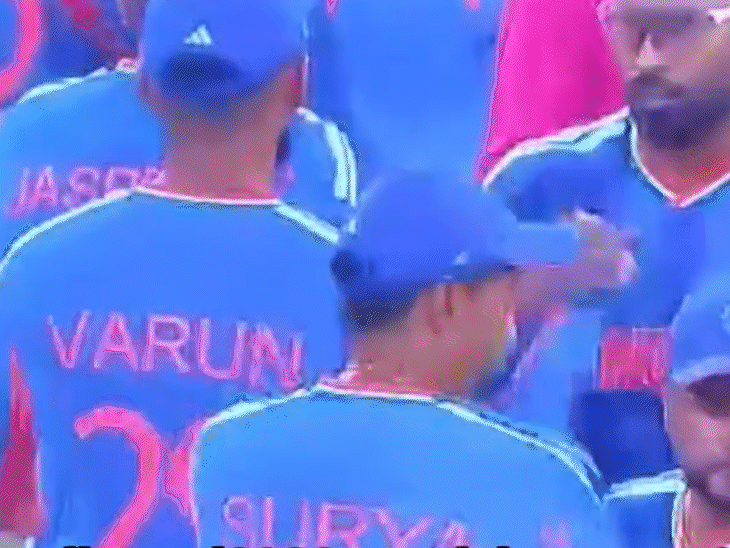 ‘gussa-chodh-do-bhai,’-suryakumar’s-fun-banter-with-kuldeep-yadav:indian-captain-recreates-viral-moment-after-india-vs-pakistan-match