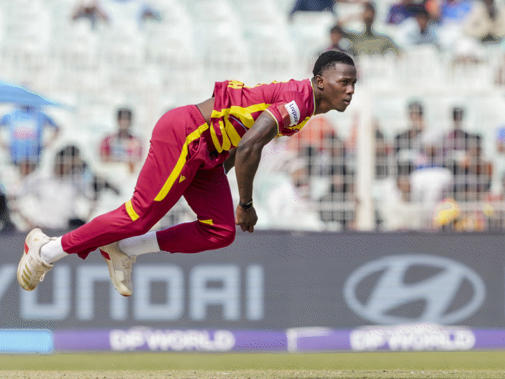 west-indies-register-victory-against-italy-by-42-runs:shai-hope’s-brisk-75,-shamar’s-4-fer-keeps-caribbean-side-on-top-in-group-c