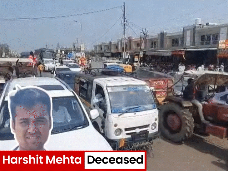 mbbs-student-killed-by-speeding-truck-near-ujjain-medical-college:students-block-road-demanding-safety-measures