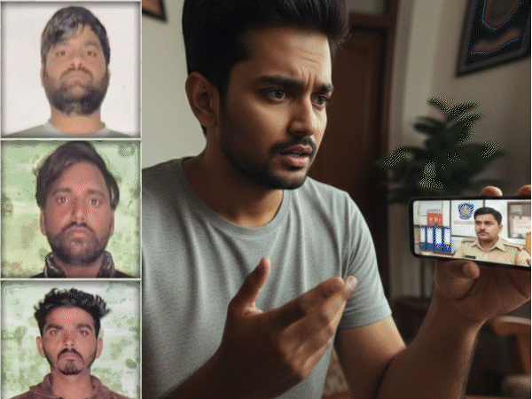 cyber-gang-busted-in-shivpuri-for-‘digital-arrest’-blackmail:₹2.5-crore-fraud-uncovered,-obscene-calls-via-10-chat-apps