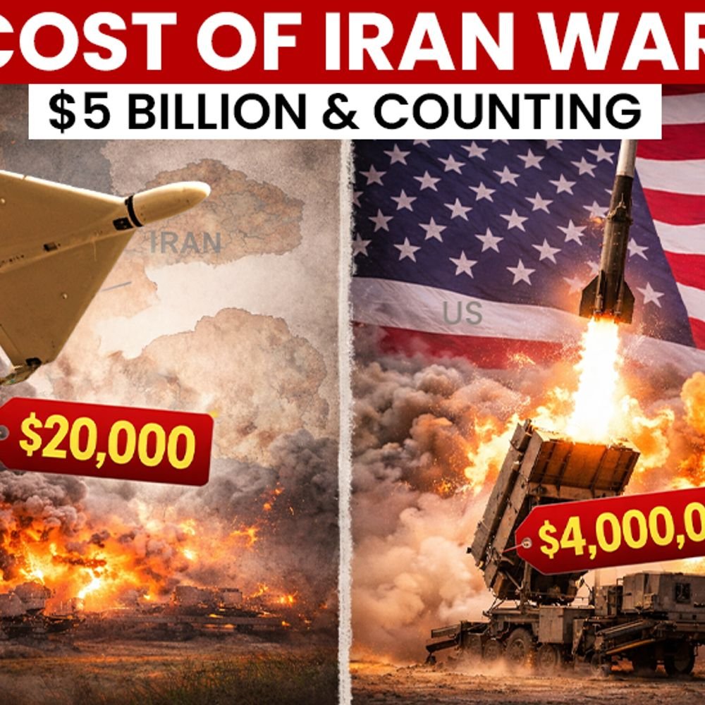 us-spending-$1-billion-every-day-on-iran-war:america’s-total-expense-in-6-days-of-operation-epic-fury-stands-at-more-than-$5-billion