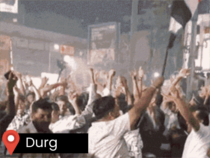 celebrations-across-chhattisgarh-after-india-win-t20-world-cup:fans-wave-tricolour-in-raipur,-colours-thrown-in-ambikapur,-dhamtari-mayor-joins-street-celebrations