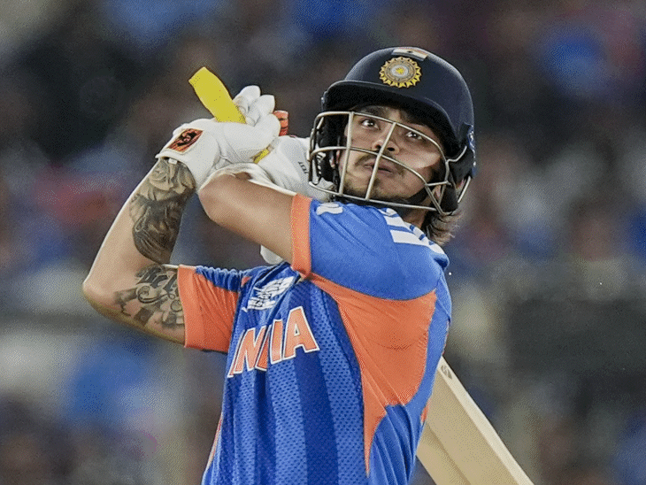 ishan-kishan-rises-to-no.2-in-t20i-rankings,-replaces-farhan:sanju-samson-gains-18-spots-after-t20-world-cup-heroics