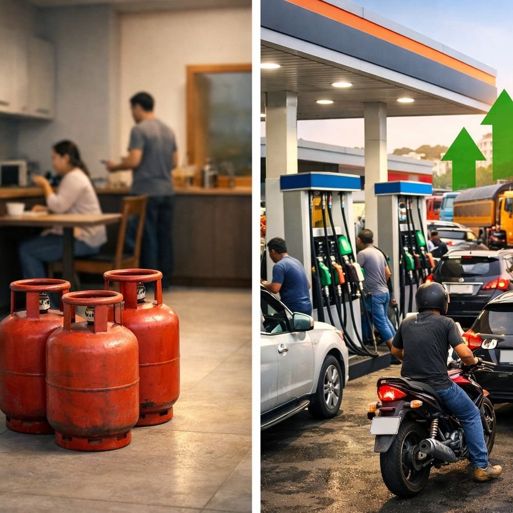amid-iran-war,-india-sees-a-fall-in-lpg-consumption:petrol-diesel-sales-increase-on-robust-demand