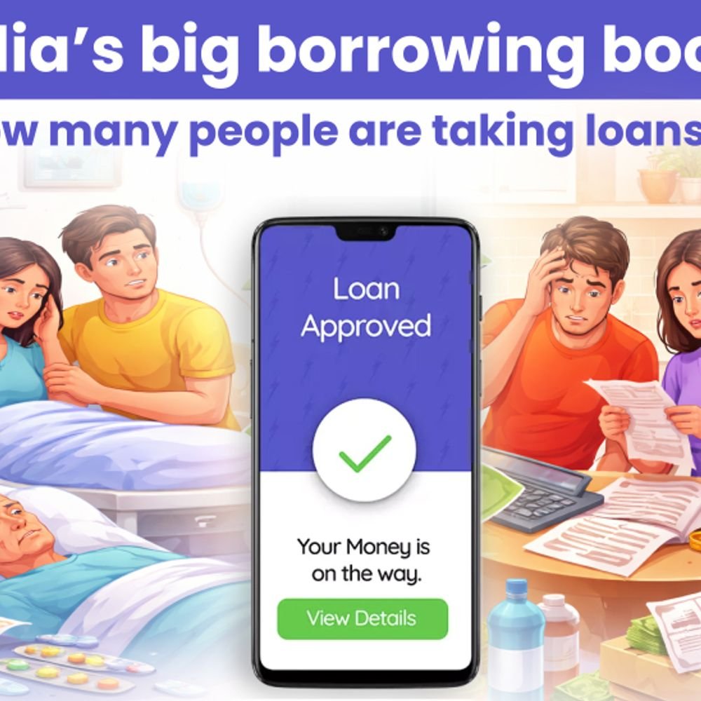 india’s-big-borrowing-boom:-how-many-people-are-taking-loans?:most-people-apply-for-loan-on-lending-apps-during-medical-urgency-to-meet-month-end-expenses