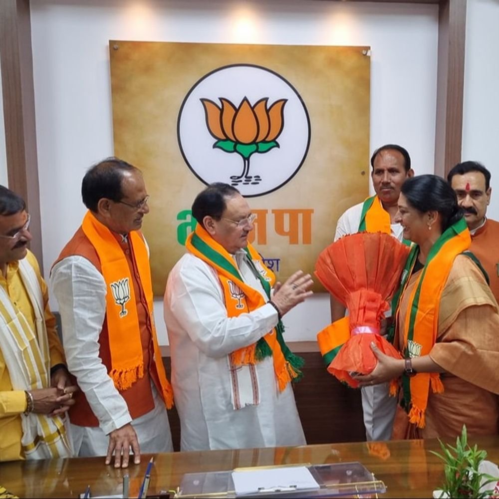 former-lok-sabha-candidate,-mona,-becomes-bjp-general-secretary:mp-women’s-front-announces-new-team-with-7-vps,-8-state-ministers