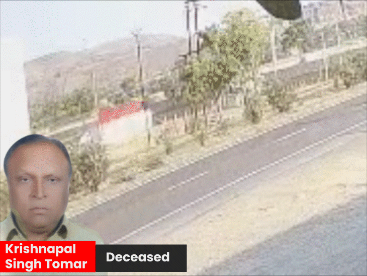 speeding-car-crosses-divider,-crashes-into-pickup-in-mhow:government-teacher-dies;-wife-and-two-daughters-injured