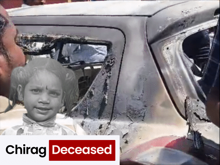 4-year-old-boy-burnt-alive-after-car-fire:family-in-shock-as-child-trapped-inside-vehicle;-flames-spread-quickly;-police-probe-short-circuit-possible