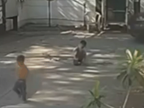 indore-car-runs-over-child-playing-outside-home:2-wheels-pass-over-body;-leg-fractured,-fir-filed-against-driver