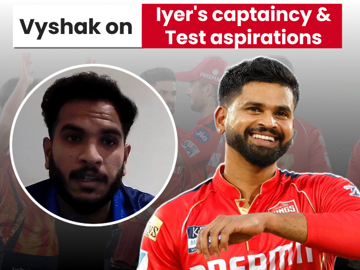 ‘shreyas-iyer-will-be-indian-captain-soon’:pbks-star-vijaykumar-vyshak-speaks-on-test-aspirations,-being-inspired-by-arshdeep-singh