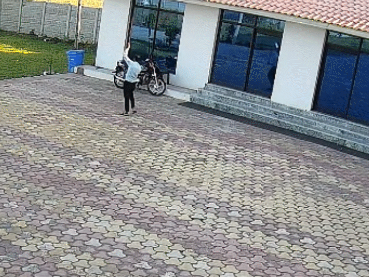 khajuraho-resort-worker-electrocuted,-engulfed-in-flames:iron-pipe-hits-high-tension-line-during-monkey-chase;-video-surfaces-online