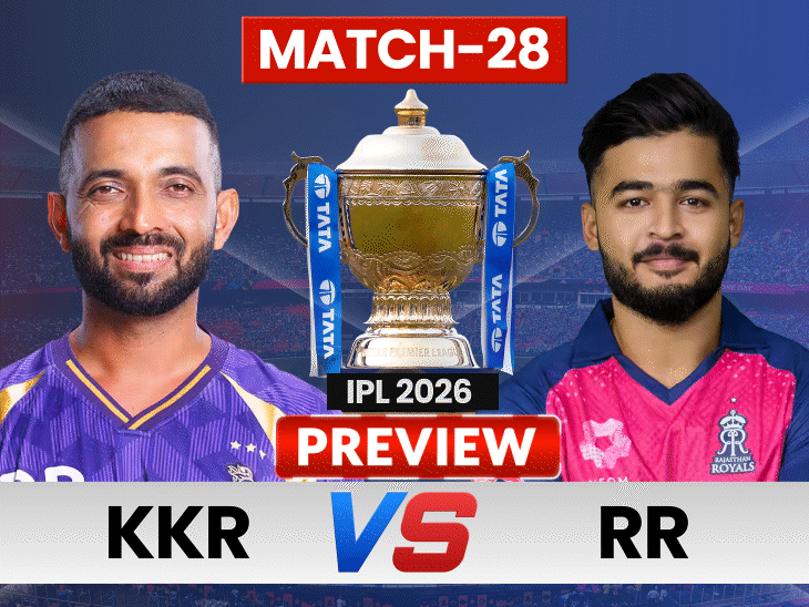 focus-on-vaibhav-sooryavanshi-again-as-under-fire-kkr-host-rr:having-beaten-rajasthan-2-times-last-year,-can-kolkata-finally-get-a-win?