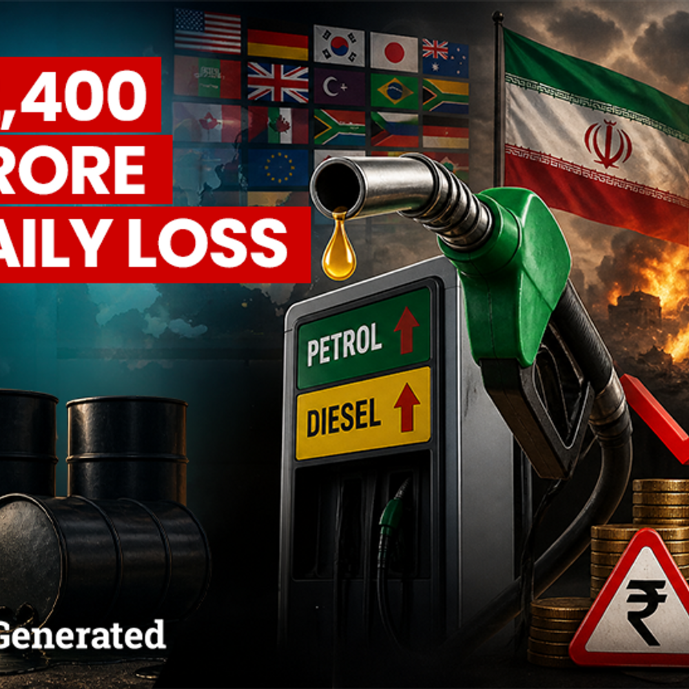 over-120-countries-hike-petrol-diesel-prices-since-iran-war:no-hike-in-fuel-rates-puts-₹-2,400-crore-daily-loss-on-indian-oil-companies