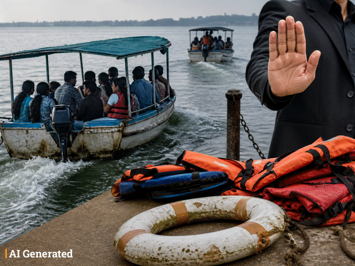boating-safety-concerns-persist-at-bhopal’s-upper-lake:private-boats-operate-without-licence
