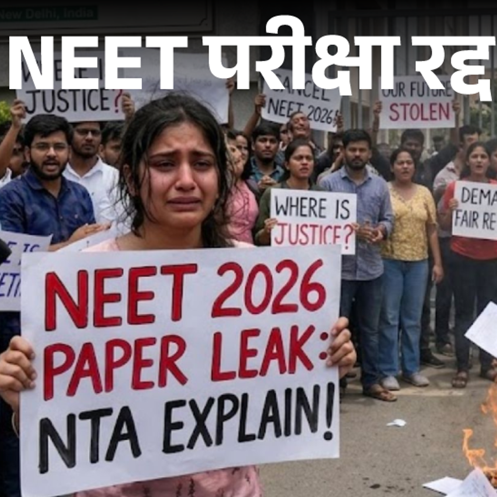 neet-ug-2026-परीक्षा-रद्द:पेपर-लीक-की-आशंका-के-चलते-फैसला,-cbi-जांच-करेगी;-करीब-23-लाख-छात्रों-ने-परीक्षा-दी-थी