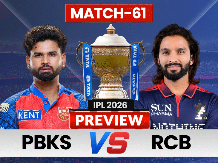 rcb-aim-to-enter-playoffs,-pbks-in-do-or-die-situation:repeat-of-last-year’s-final,-must-win-clash-for-punjab-kings