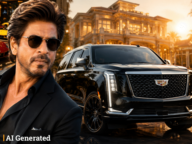 srk-pays-around-100%-tax-for-₹5-crore-cadillac-escalade:which-celebrity-owns-costliest-car-in-india?