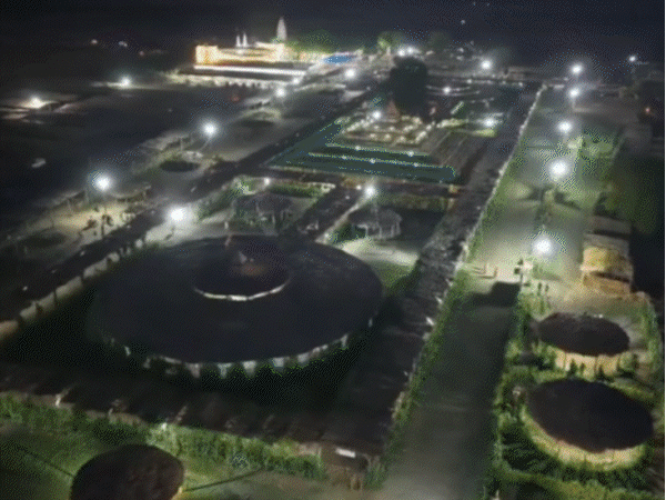 guna’s-shri-ram-mahayogi-yagya-begins-after-15-years:pavilions-built-with-200-trolleys-of-bamboo;-12.5-cr-shivlings-to-be-made