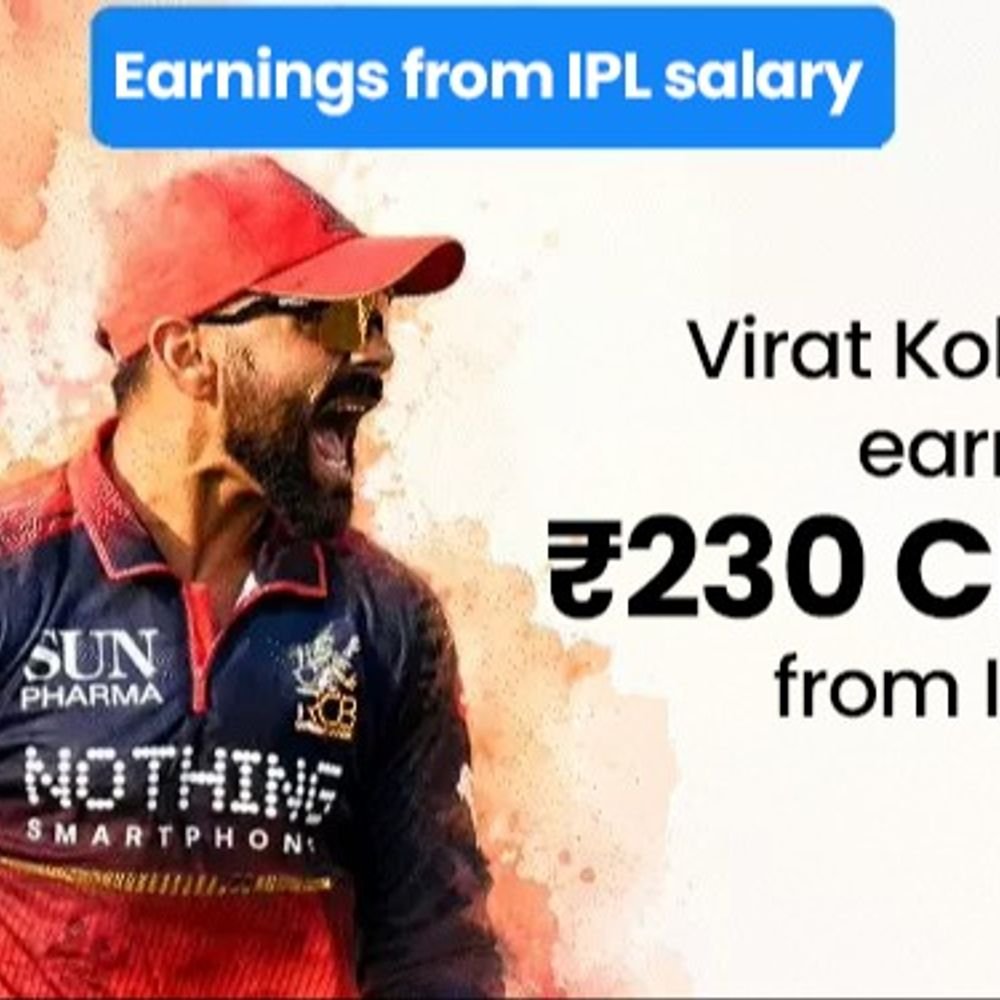 virat-kohli-richest-in-ipl-with-₹230-crore-earnings:rohit-sharma-second,-ms-dhoni-third;-kkr-most-valuable-team-at-₹19,200-crore