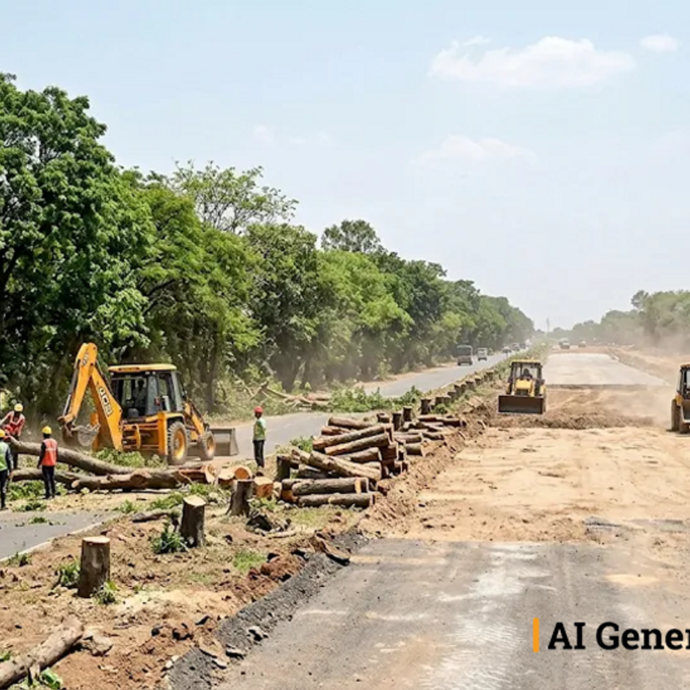 bhopal-faces-rising-heat-after-massive-tree-cutting:nearly-7,900-trees-to-be-removed-for-ayodhya-bypass-widening-project