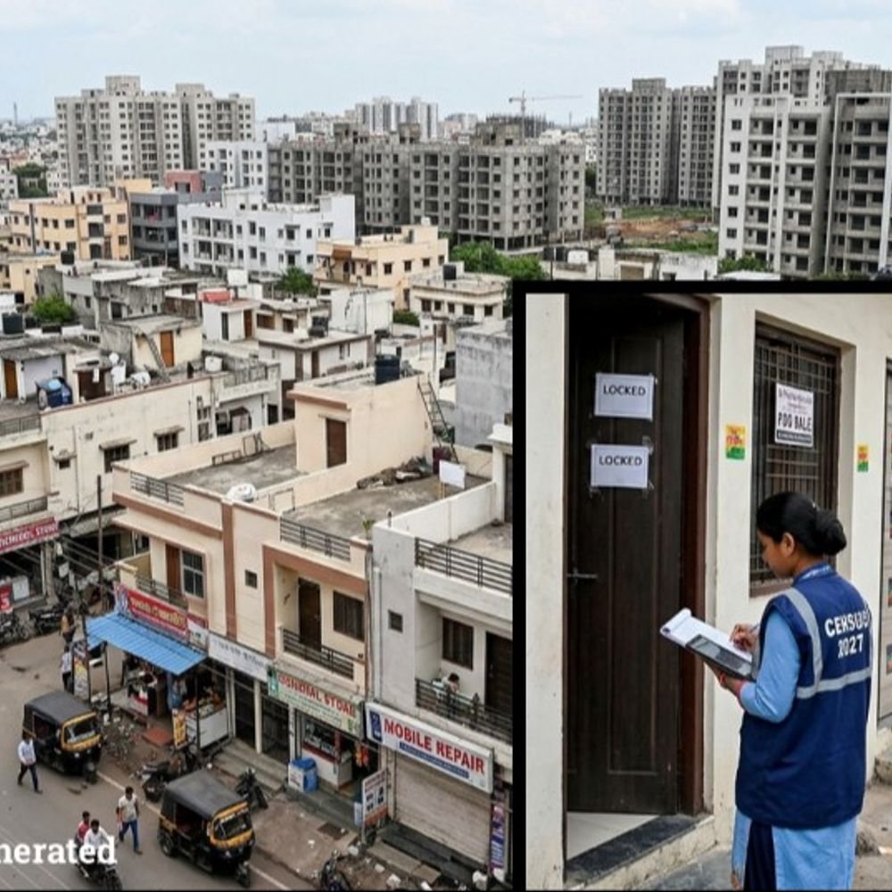 indore-population-rises-sharply-in-15-years:over-one-lakh-houses-found-vacant,-commercial-use-rapidly-increasing-across-city