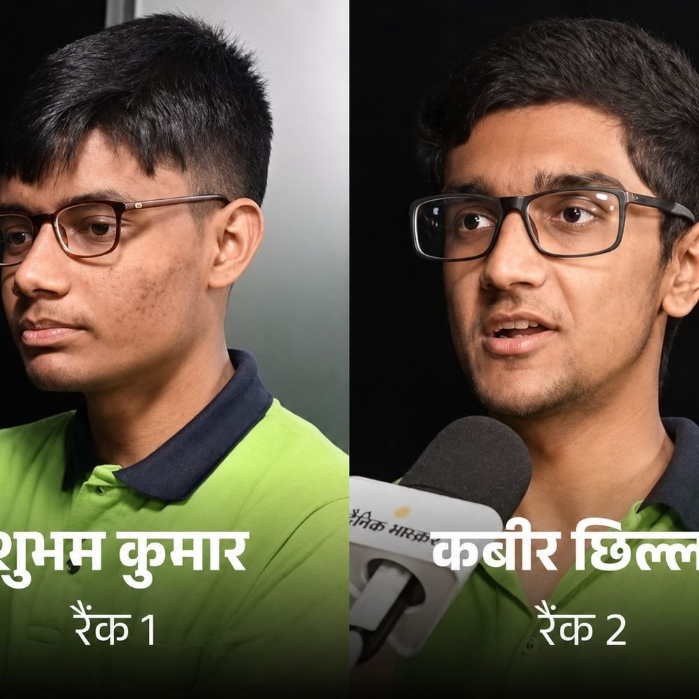 जेईई-एडवांस-2026-का-रिजल्ट-घोषित:रात-2.30-बजे-जारी-हुआ,-कोटा-के-शुभम-और-कबीर-की-पहली-और-दूसरी-रैंक