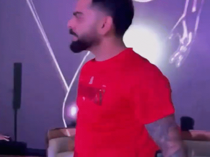 virat-kohli,-bhuvneshwar-kumar-perform-‘kikli’-in-unmissable-video:rcb-pacer-clocked-140-kmph,-lifted-120-kg-weights-to-reduce-body-fat