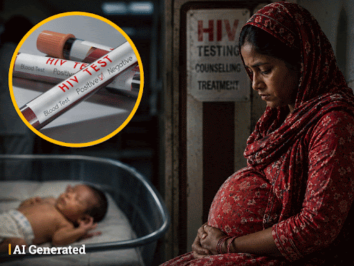 mp-sees-alarming-rise-in-hiv-+ve-pregnancies:201-newborns-infected-due-to-testing-treatment-gaps