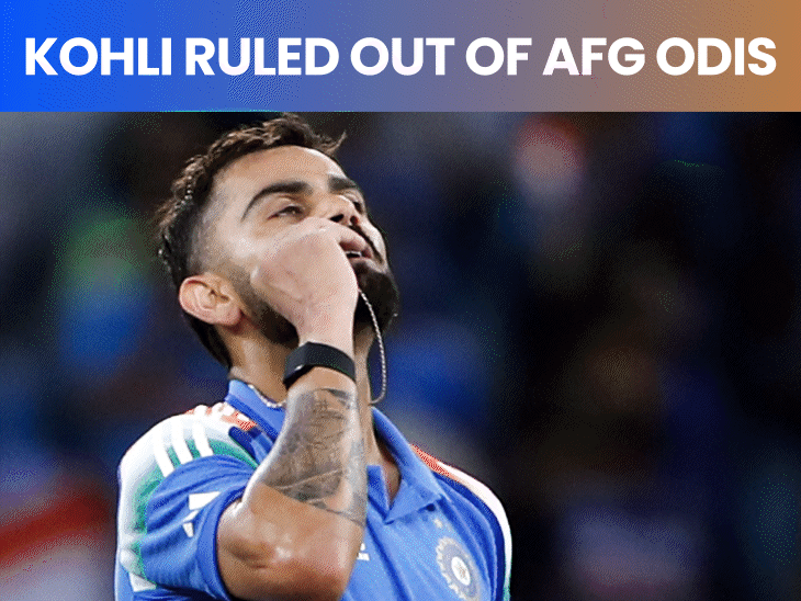 virat-kohli-ruled-out-of-odi-series-against-afghanistan:struggles-in-ipl-final-turned-out-to-be-hamstring-injury-for-the-rcb-star