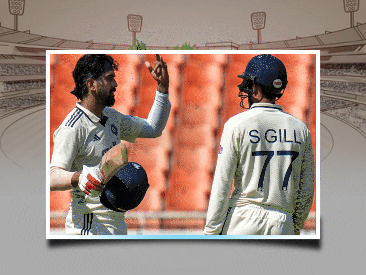 ball-boy-touches-shubman-gill’s-feet,-rahul-dedicates-century-to-daughter:gautam-gambhir-seen-taking-medicine,-records-tumble-in-mullanpur