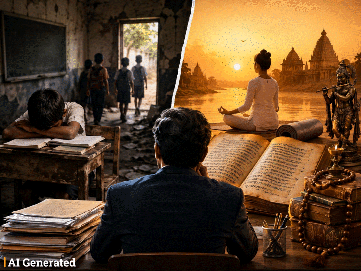 ₹1200-crore-sanctioned,-questions-raised-over-research:hundreds-of-studies-on-scriptures-and-spirituality;-impact-on-school-education
