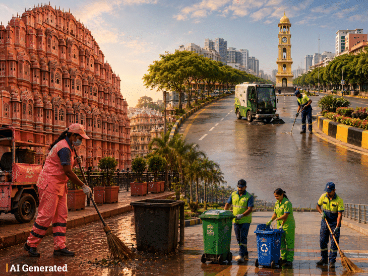 jaipur-cleanliness-model-gains-attention-across-india:indore-and-surat-follow-‘pink-city’-approach-after-staying-top-ranked-cities-in-sanitation-drive