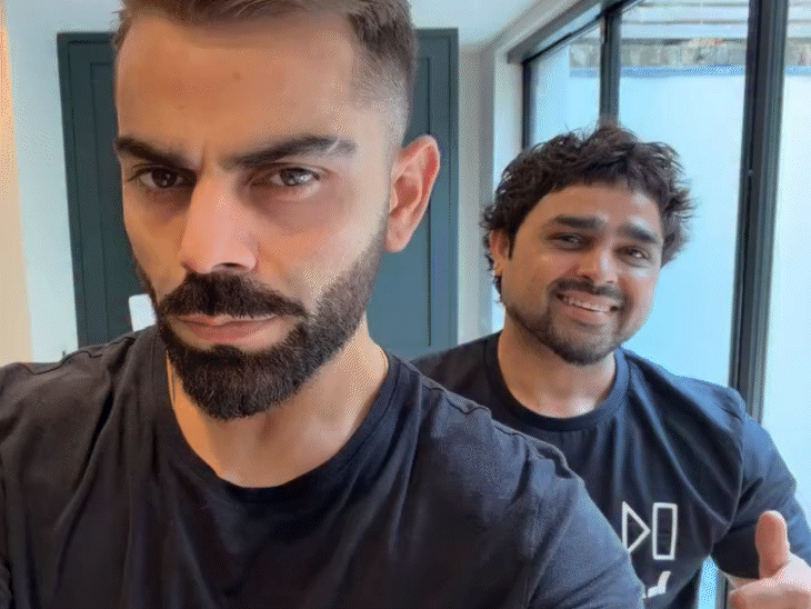 virat-kohli-flaunts-new-pastel-coloured-hairstyle:star-cricketer’s-fresh-look-goes-viral-after-ipl,-currently-sidelined-due-to-hamstring-injury