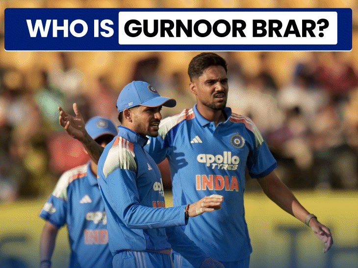 who-is-gurnoor-brar,-debutant-who-picked-3-fer-vs-afghanistan?:pacer-becomes-third-tallest-to-play-for-team-india