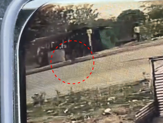 bolero-runs-over-6-year-old-playing-on-highway-in-mp’s-singrauli:boy-critical-after-accident;-cctv-captures-incident