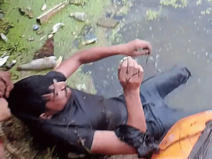 man-dies-by-suicide-over-family-dispute-in-morena:jumps-into-pond;-bites-brother-in-law’s-hand-who-tried-to-save-him
