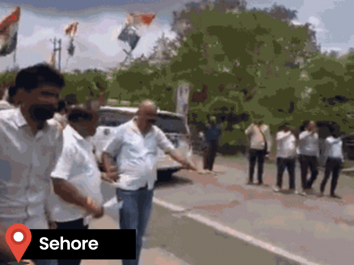 congress-leaders,-farmers-stop-shivraj’s-convoy-in-sehore:minister-says-‘i-represent-everyone’;-bjp-mla-leaves-event-amid-protest-in-neemuch