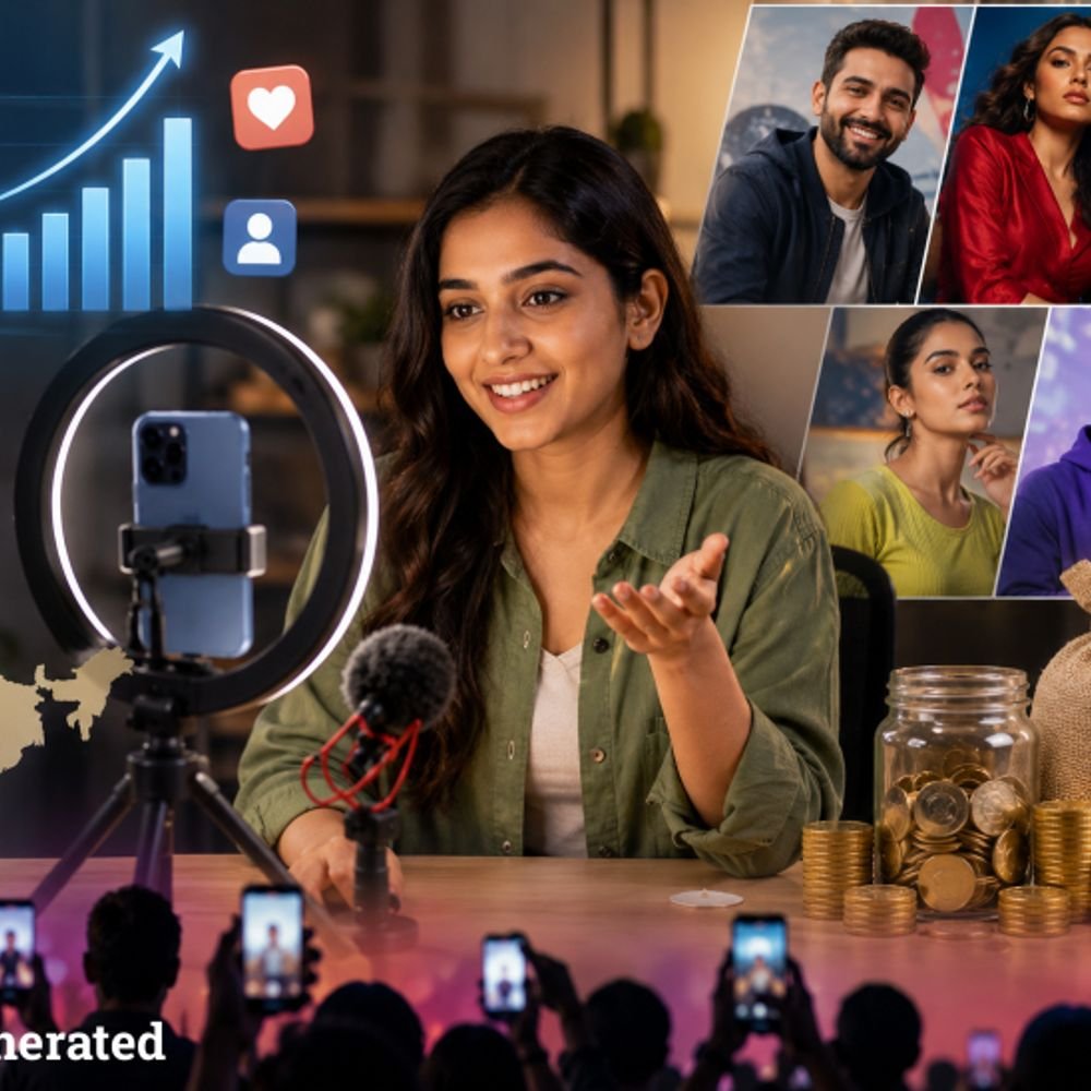 how-big-is-india’s-content-creation-market-size?:india’s-richest-influencer-has-₹200-cr-net-worth-but-report-claims-most-digital-creators-earn-less-than-₹18,000/month