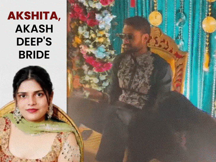 cricketer-akash-deep’s-wedding-in-varanasi-today:dances-with-younger-sisters-at-mehendi-ceremony;-see-photos-of-bride-to-be-akshita-raj
