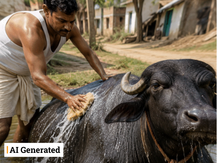mp-introduces-new-panchayat-water-rules:fine-for-bathing-livestock-or-washing-vehicles-with-drinking-water;-repeat-violators-to-lose-connection