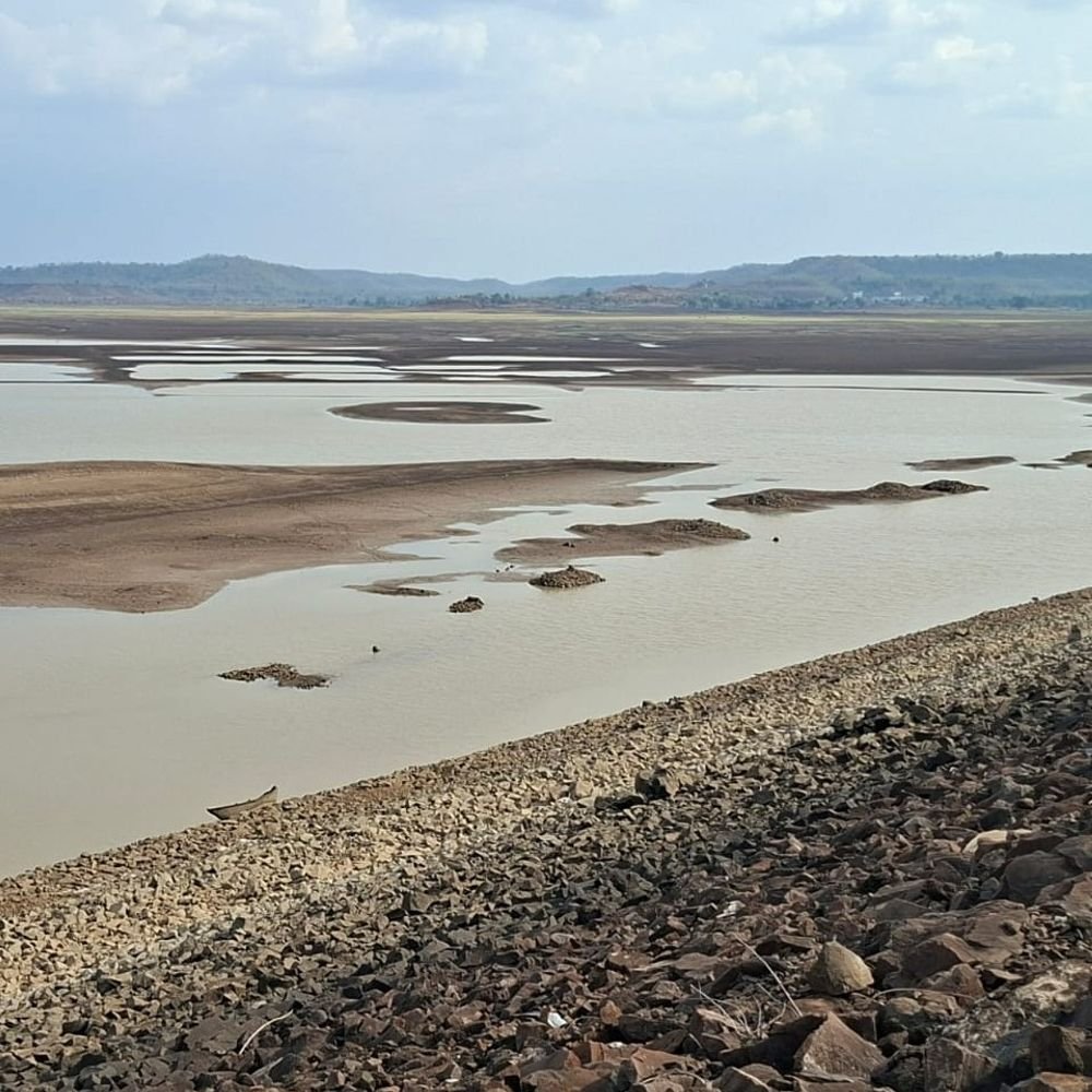 jabalpur’s-bargi-dam-faces-worst-water-shortage:15-year-record-broken-as-poor-rainfall-sharply-reduces-reservoir-storage-levels