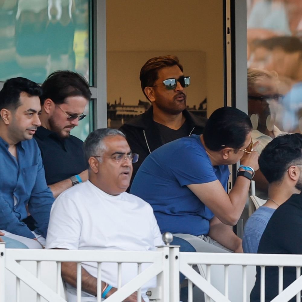 ms-dhoni’s-‘growing-old’-gesture-at-fans-on-45th-birthday:’jaldi-bol,’-shreyas-consults-arshdeep-before-burning-review,-sooryavanshi’s-safe-catch